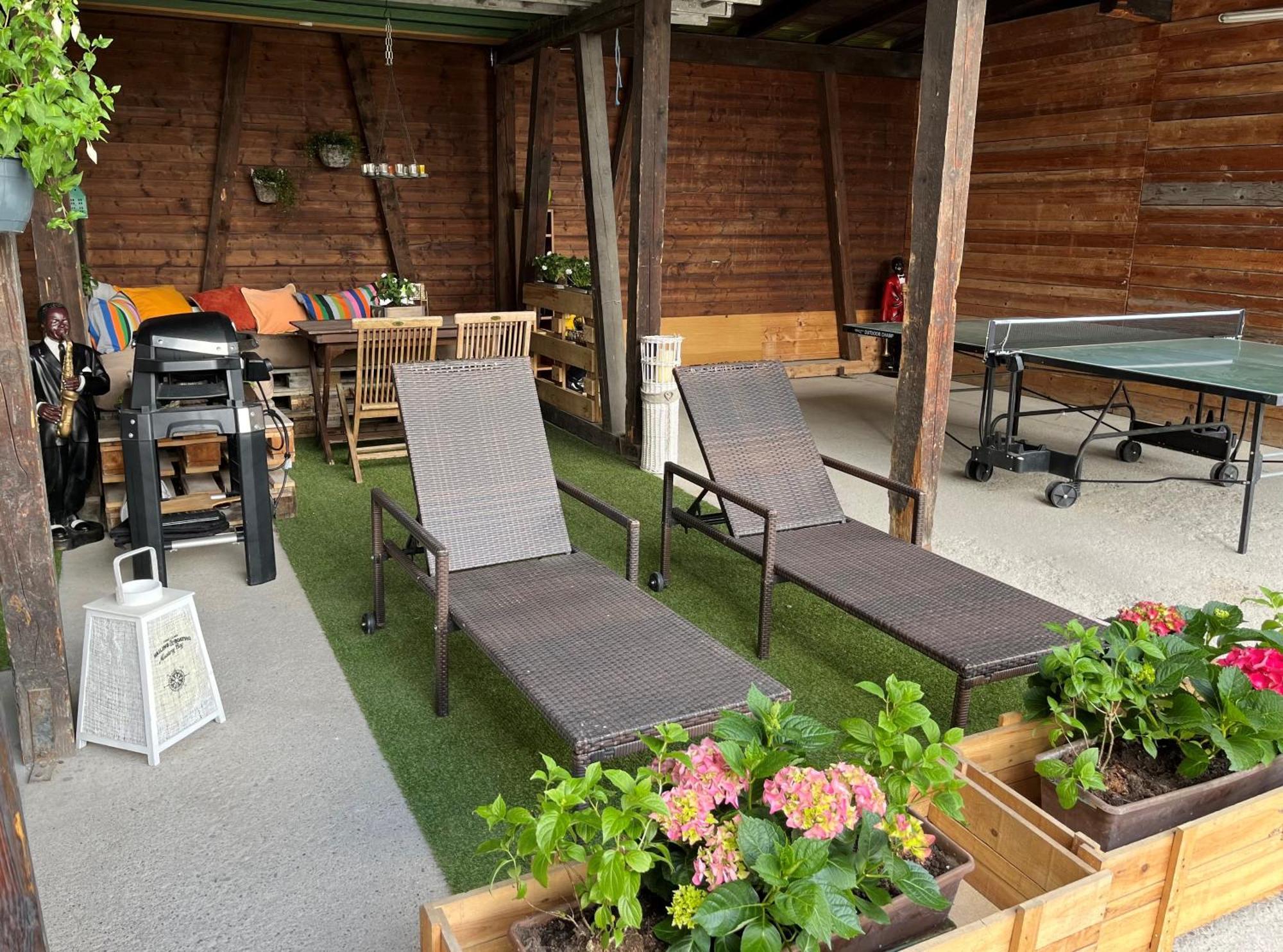 Barrierefreie Schoene Wohnung Im Eg Kössen Exteriör bild